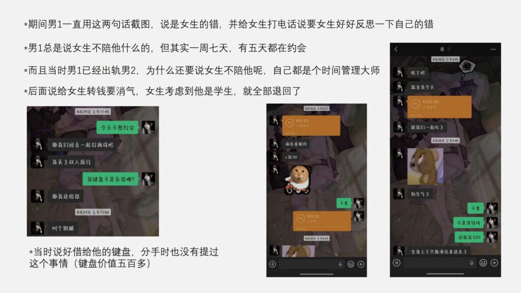 28页长文ppt自曝西安体育学院男友宁可做0也要出轨男娘