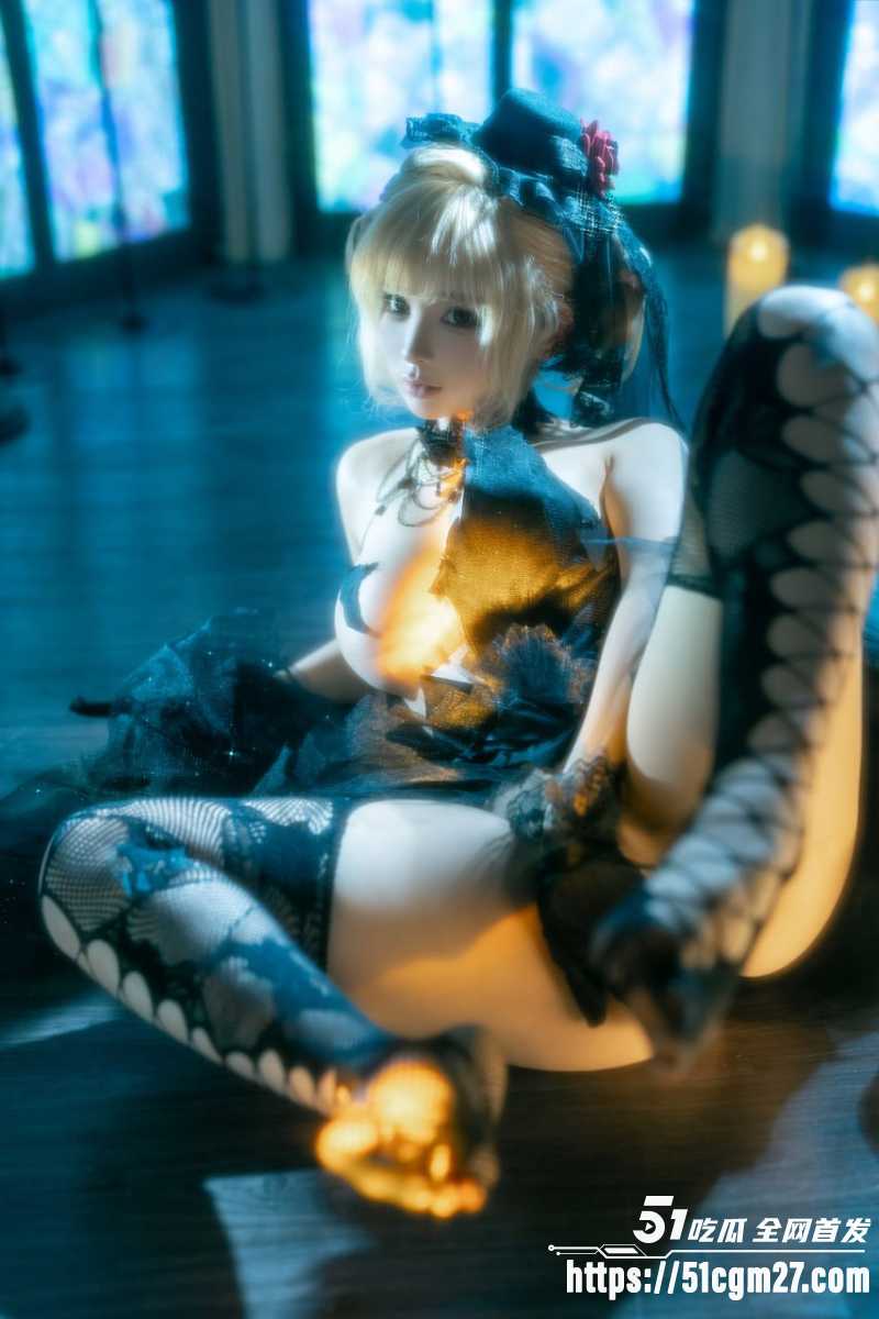 蠢沫沫黑婚纱写真 3 蠢沫沫黑婚纱写真 3