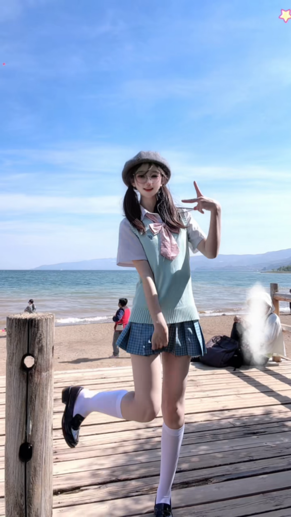 62万粉丝抖音网红美羊羊桑纯欲风嫩妹定制视频外流