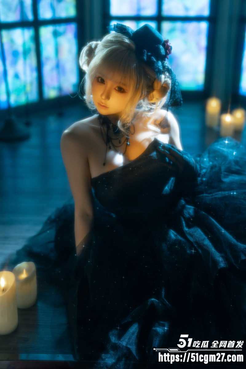 蠢沫沫黑婚纱写真 2 蠢沫沫黑婚纱写真 2