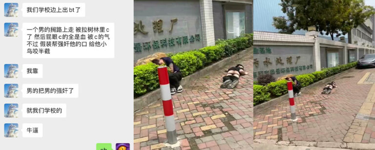 安工程大学污水处理厂男同qj反被咬掉小半截