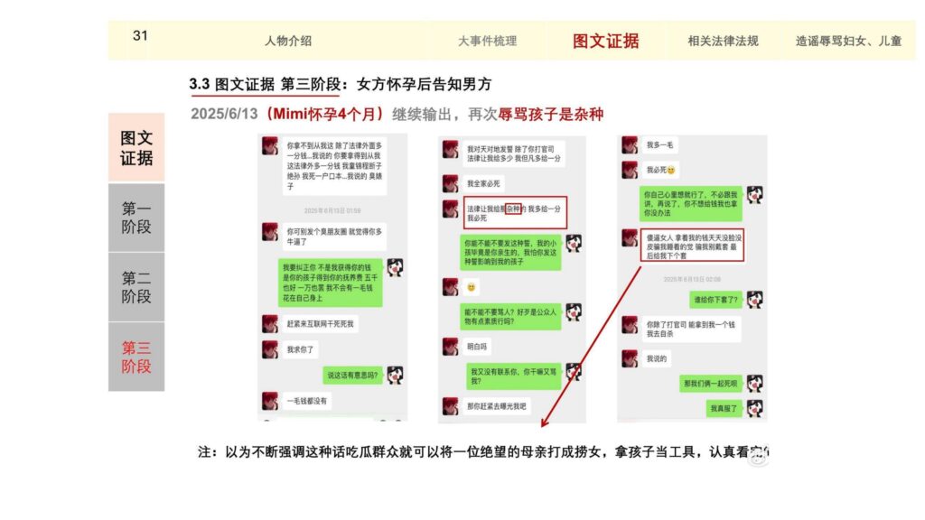 童锦程私生子事件孩子妈32页自证清白