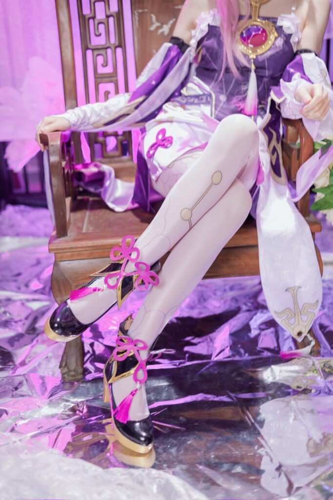 桜桃喵[18+福利姬coser写真集]星穹铁道cos符玄[27p+2v]（共54张图片）