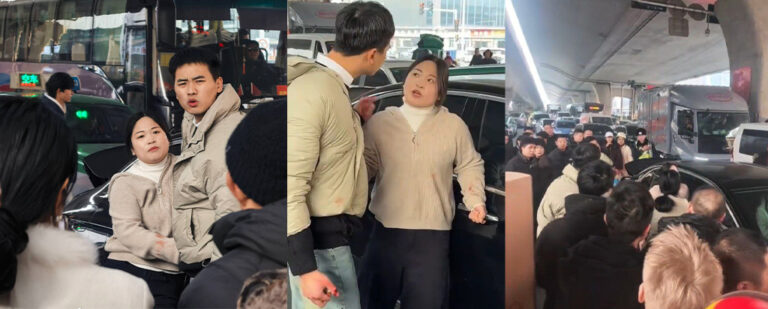 河南郑州奔驰哥被抓歼为了小三打原配被路人重拳出击