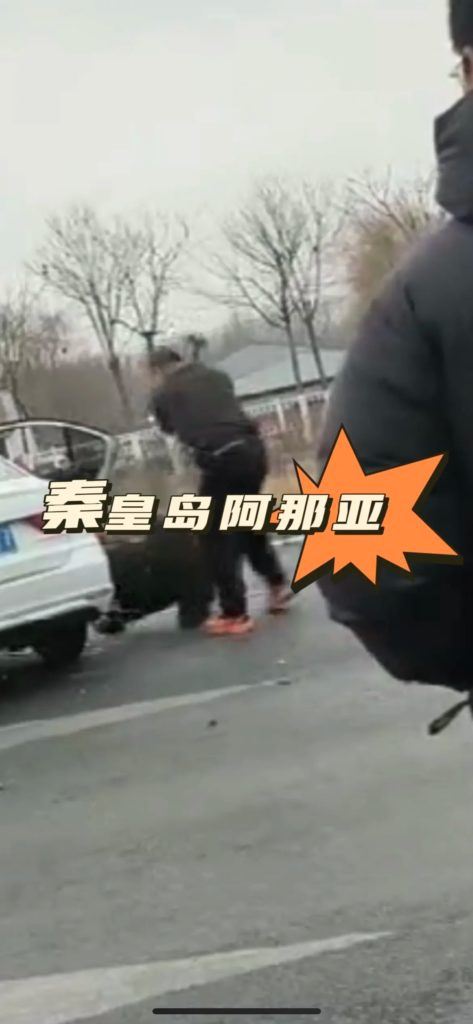 秦皇岛阿那亚突发暴力事件男子抡斧头砍伤路人
