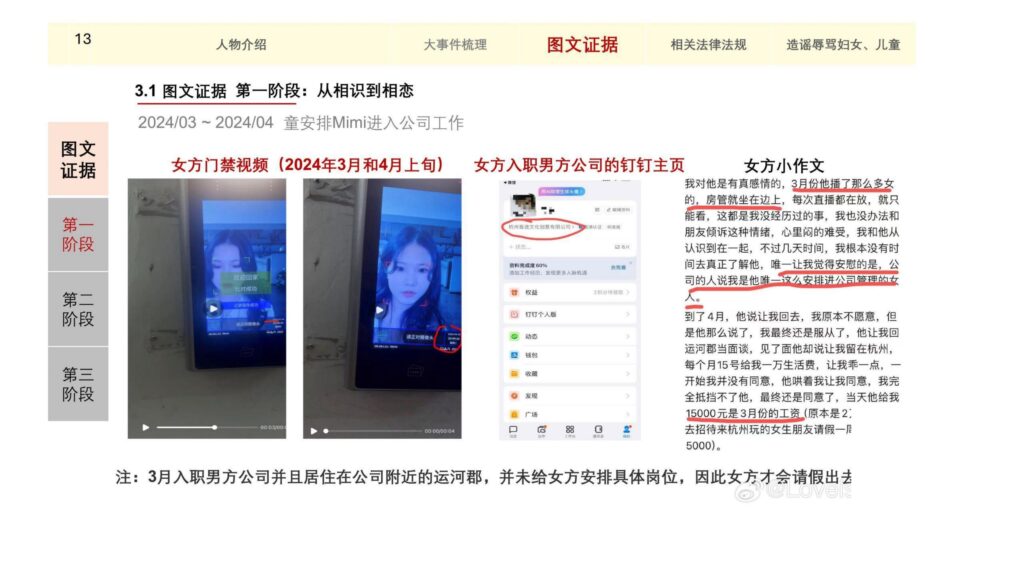 童锦程私生子事件孩子妈32页自证清白