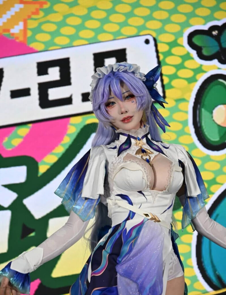 韩国知名coser女神yasal黑蜻蜓漫展坎特雷拉首秀
