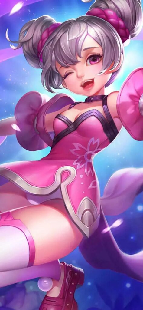 王者荣耀群星荟萃国服小乔上线1v4保护黄毛男友