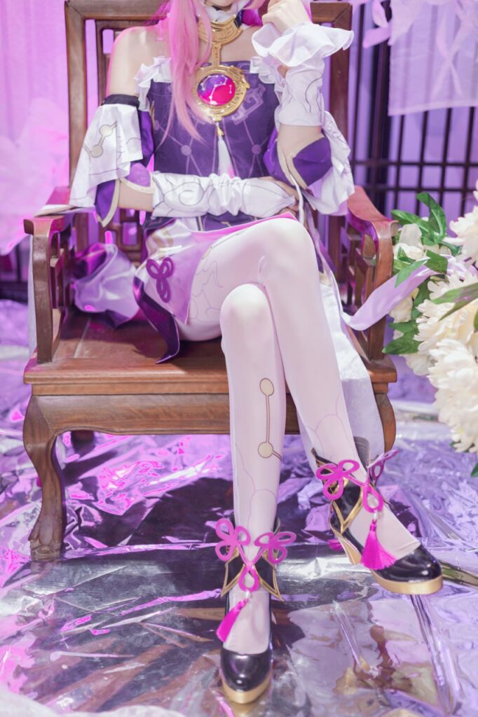 桜桃喵[18+福利姬coser写真集]星穹铁道cos符玄[27p+2v]（共54张图片）