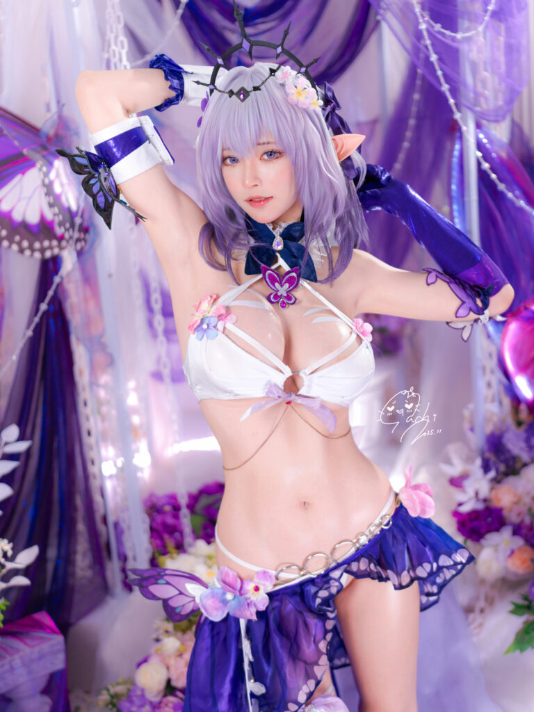 30万粉丝B站高人画师Machi马吉首套限制级写真流出