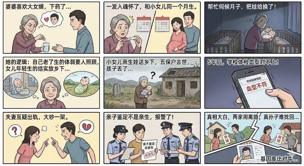 江门丈夫娘给女婿下药事件还有后续亲妈下药借腹生子换外孙