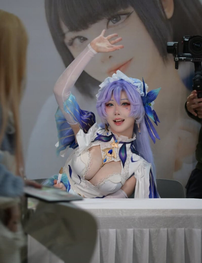 韩国知名coser女神yasal黑蜻蜓漫展坎特雷拉首秀