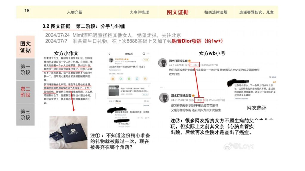 童锦程私生子事件孩子妈32页自证清白