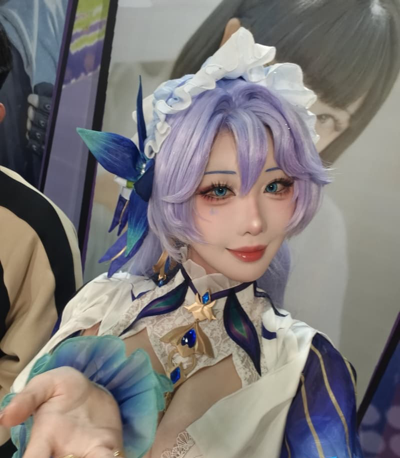 韩国知名coser女神yasal黑蜻蜓漫展坎特雷拉首秀