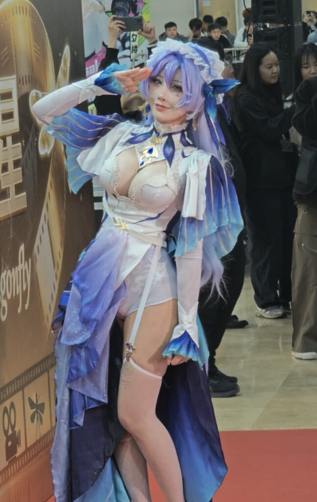 韩国知名coser女神yasal黑蜻蜓漫展坎特雷拉首秀
