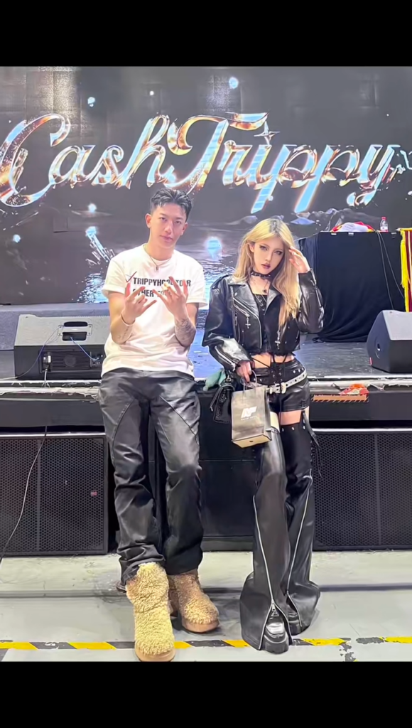 嘻哈圈新锐歌手cashtrippy被女友山口詹娜实锤出轨睡粉