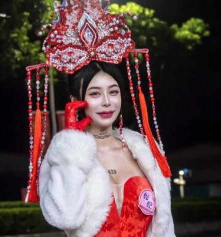 台湾庙会最美云妃竟是外围女ins网红草莓0429被曝不雅视频