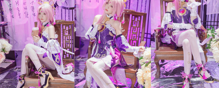 桜桃喵[18+福利姬coser写真集]星穹铁道cos符玄[27p+2v]（共54张图片）