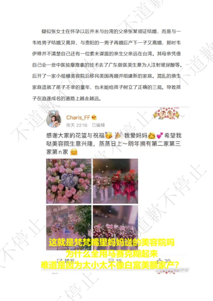 200超长PPT揭秘抖音微博百万粉丝豪门女张亦梵