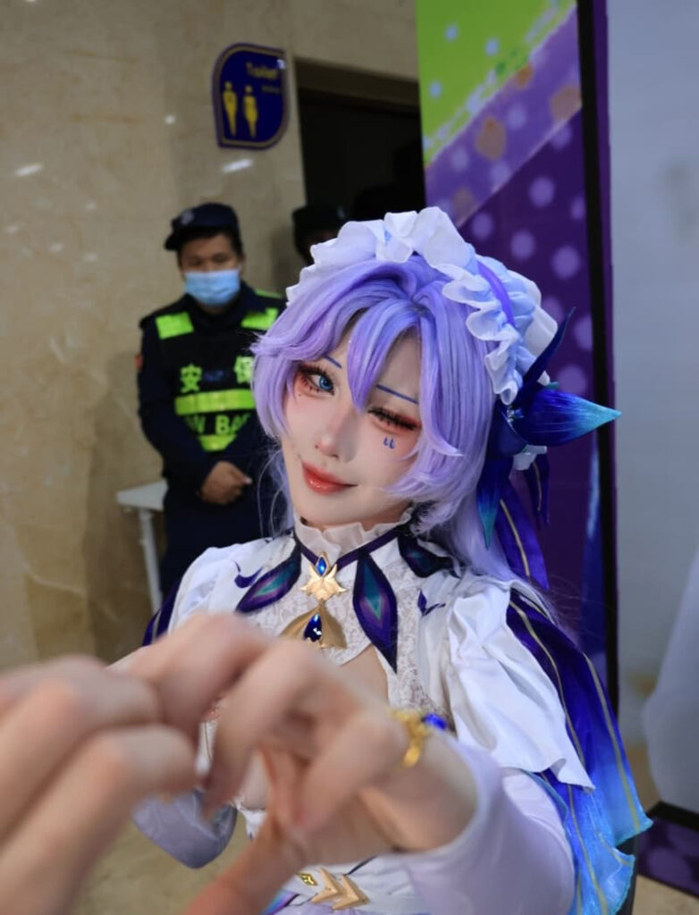 韩国知名coser女神yasal黑蜻蜓漫展坎特雷拉首秀