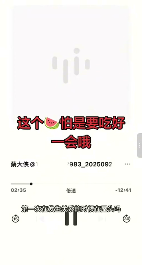 抖音热瓜四川内江蔡大侠杜晓燕双向出轨9分29秒录音完整版