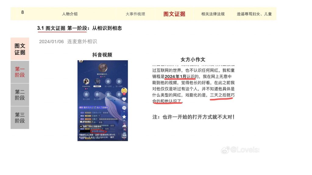 童锦程私生子事件孩子妈32页自证清白